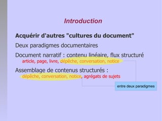 Les concepts fondamentaux de DITA