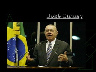 Assume o vice-presidente  José Sarney   