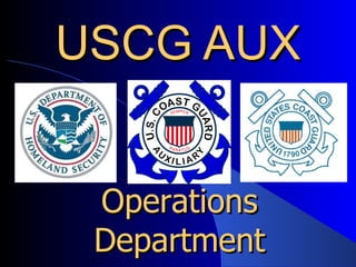 USCG AUX Operations Department 