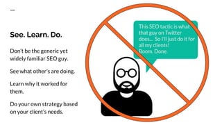 Ditch the Keyword Based SEO Content Strategy