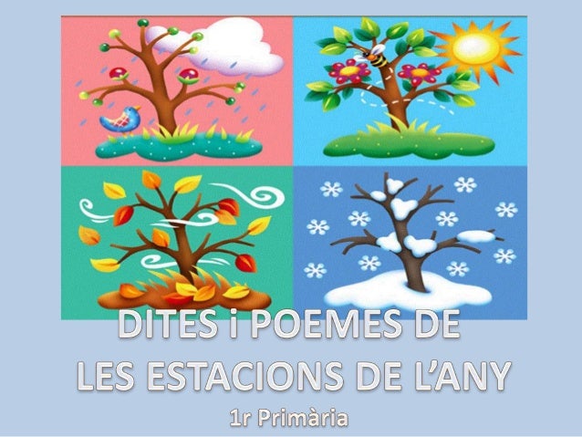 Dites i poemes estacions 1r primària