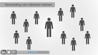 Verzameling van miljoenen mensen
#ditismbo - JochemKoole.nl
 