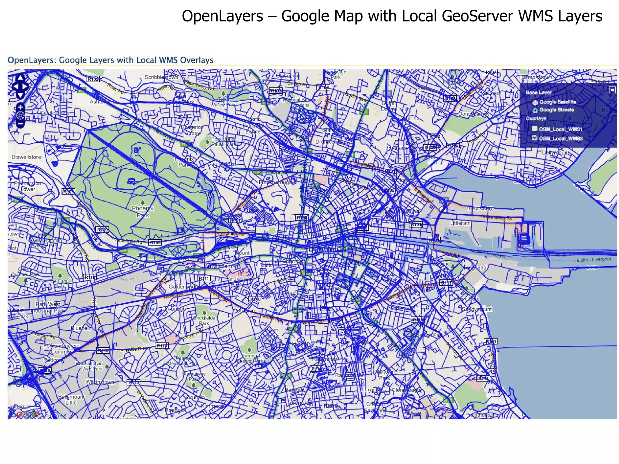 OpenLayers – Google Map with Local GeoServer WMS Layers 