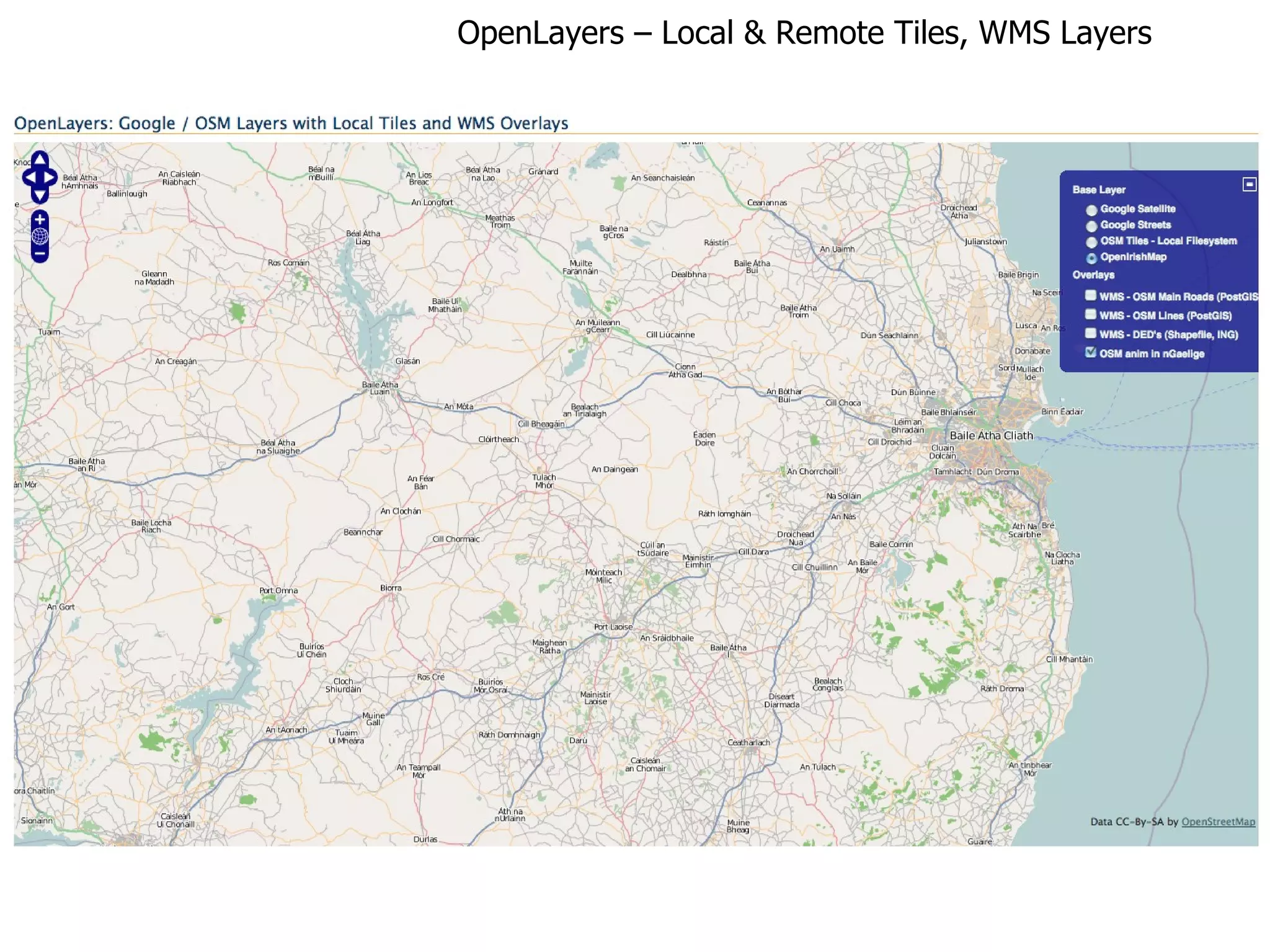 OpenLayers – Local & Remote Tiles, WMS Layers 