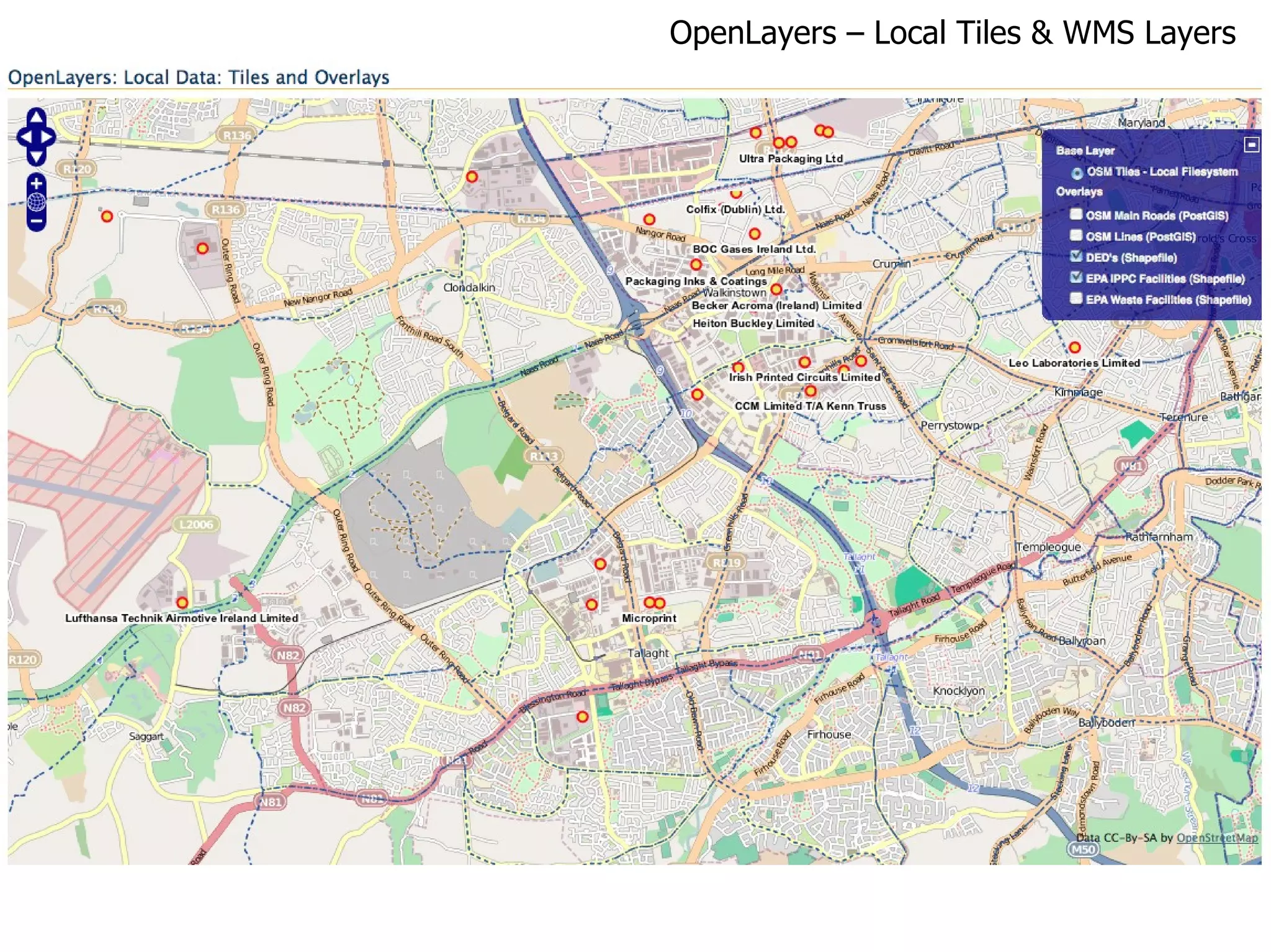 OpenLayers – Local Tiles & WMS Layers 