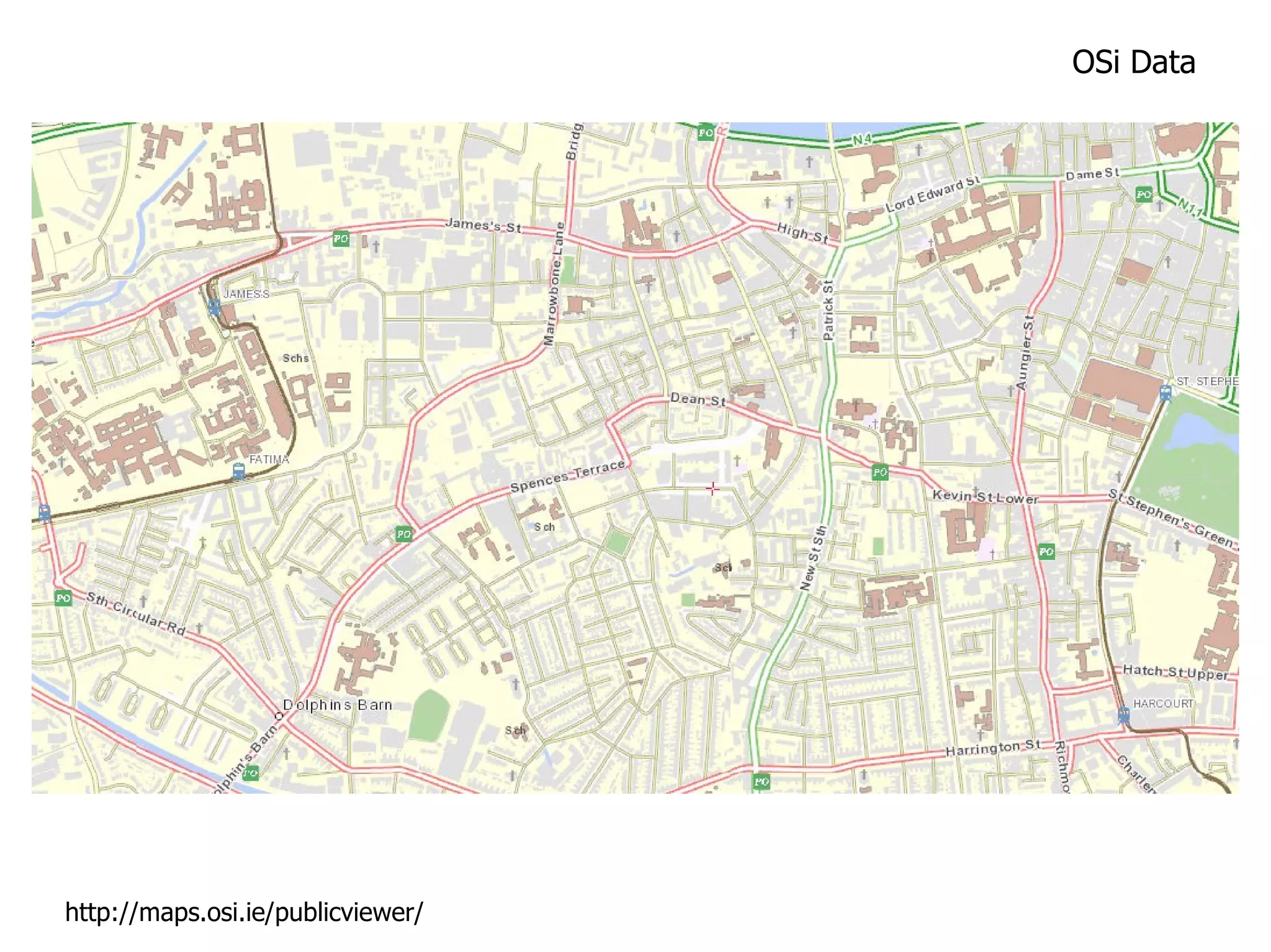 OSi Data http://maps.osi.ie/publicviewer/ 