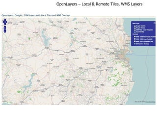 OpenLayers – Local & Remote Tiles, WMS Layers 