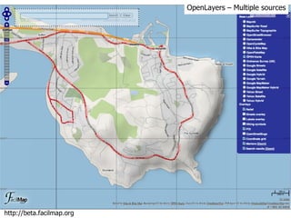 http://beta.facilmap.org OpenLayers – Multiple sources 