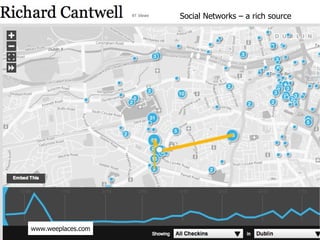 Social Networks – a rich source  www.weeplaces.com 