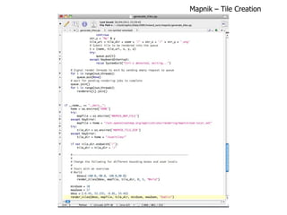 Mapnik – Tile Creation 