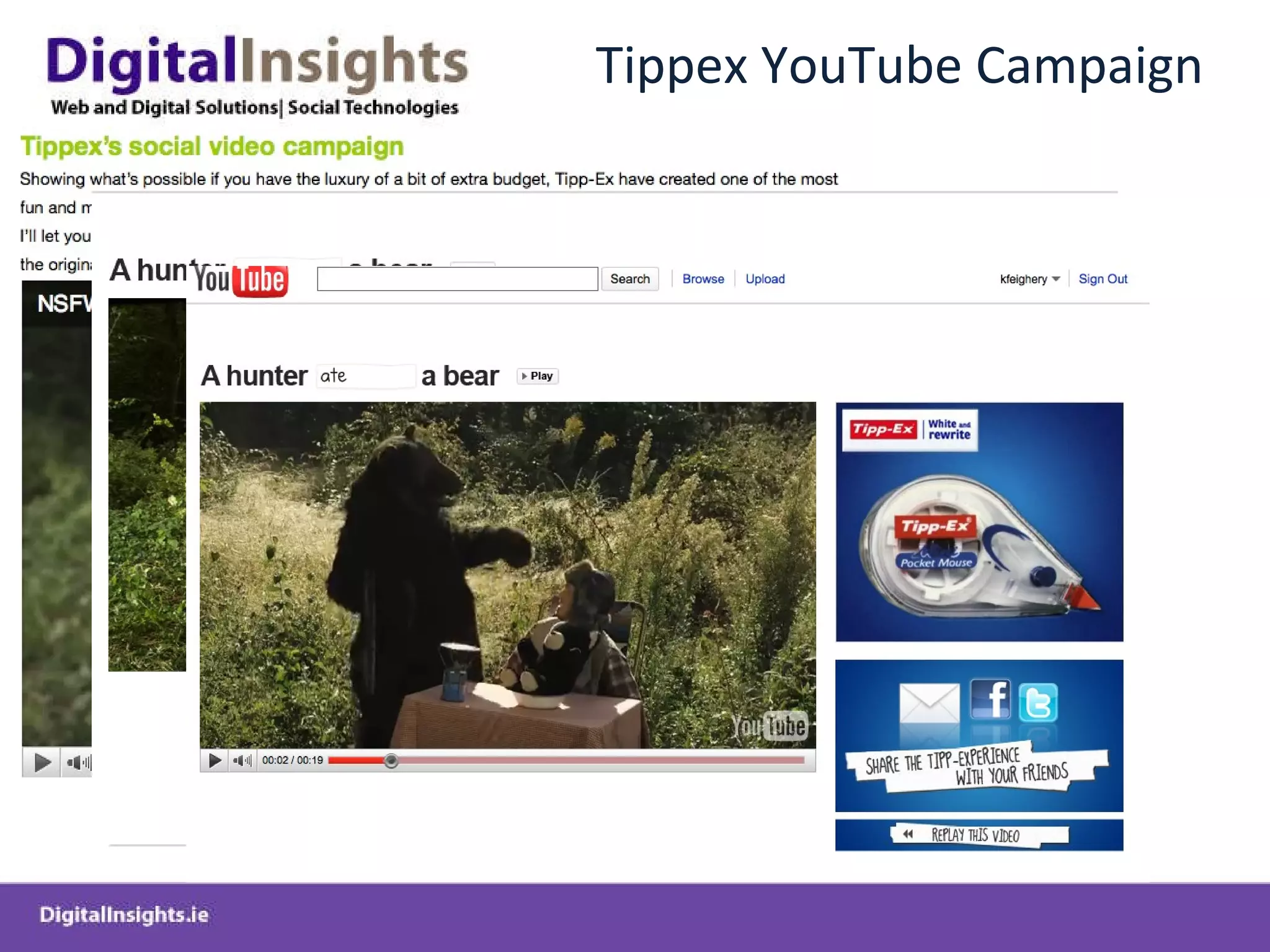 Tippex YouTube Campaign 