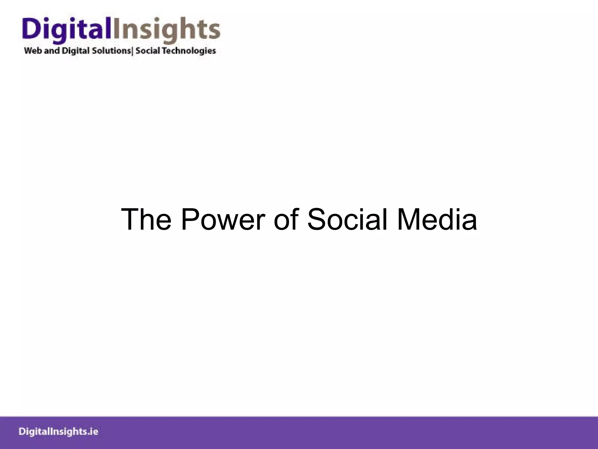 The Power of Social Media 