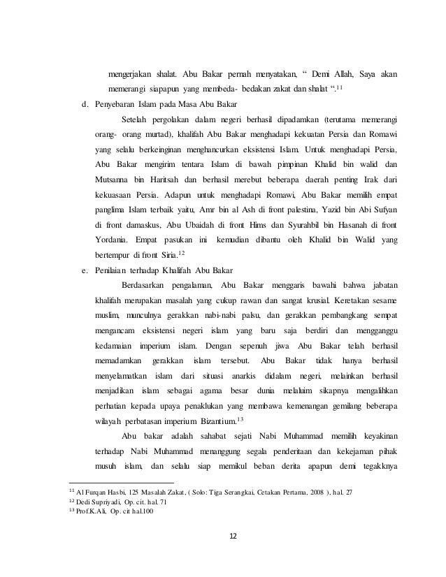 Sejarah Peradaban Islam Pada Masa Khulafaurrasyidin