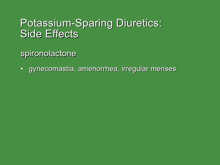 Spironolactone Side Effects Potassium
