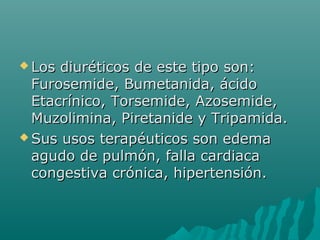 Diureticos | PPT