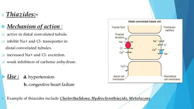 diuretics lasix mechanism of action