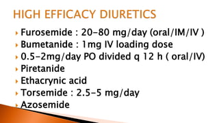 Diuretics | PPTX