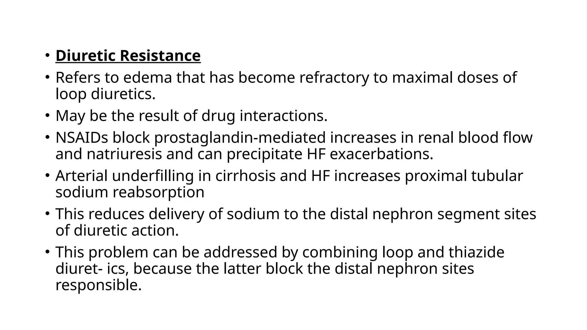 Diuretics, it's use and mechanism of action | PPTX
