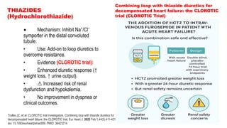 The role of diuretics in congestive heart failure | PPTX