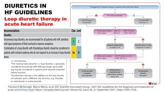 The role of diuretics in congestive heart failure | PPTX