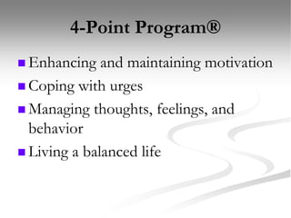 A Non 12 Step Approach to Addiction and Recovery | PPTX