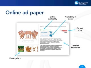Online ad paper
Online
availability

Availability in
stores

Current
price

Detailed
description

Photo gallery

36

 