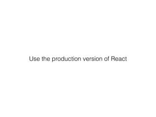 Dive into React Performance | PPT