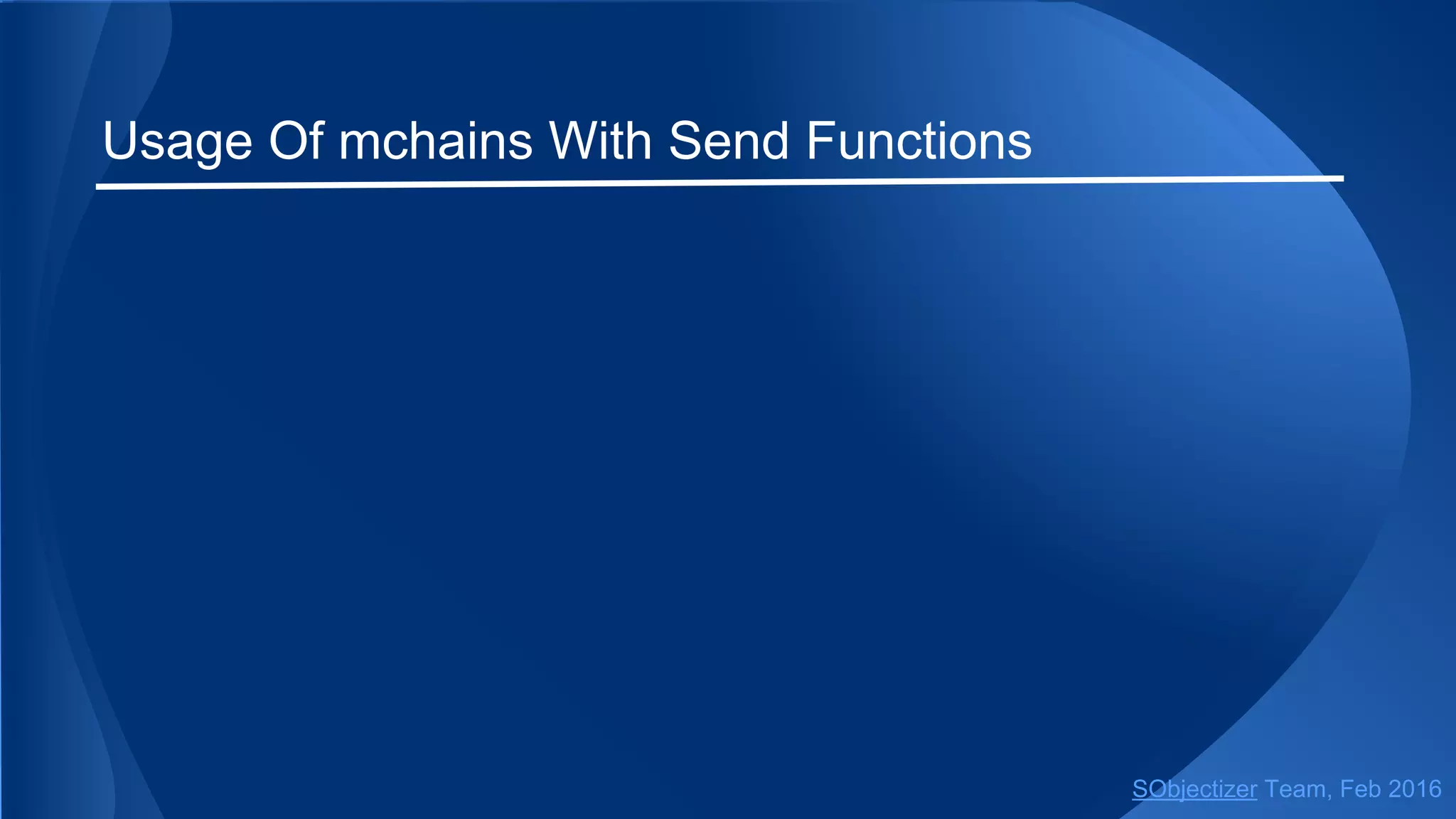 Both select versions return an object of
mchain_receive_result_t type.
Methods of that object allow us to get the number of extracted and
handled messages, and also the status of receive operation.
If no one message has been extracted because all mchains
become closed then select returns
extraction_status_t::chain_closed value as status of select
operation.
SObjectizer Team, May 2017
 