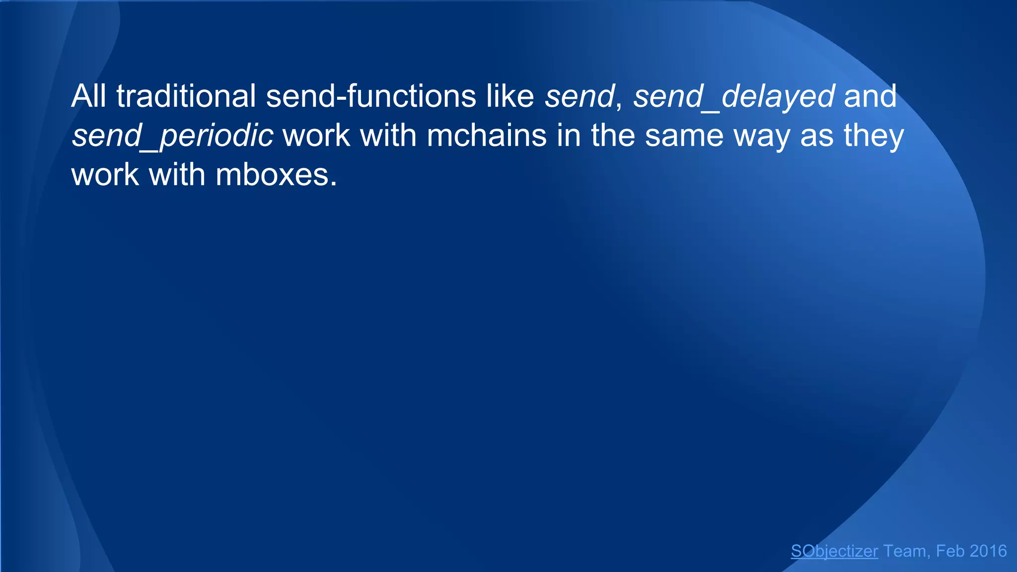 mchains Are MPMC Queues
SObjectizer Team, May 2017
 