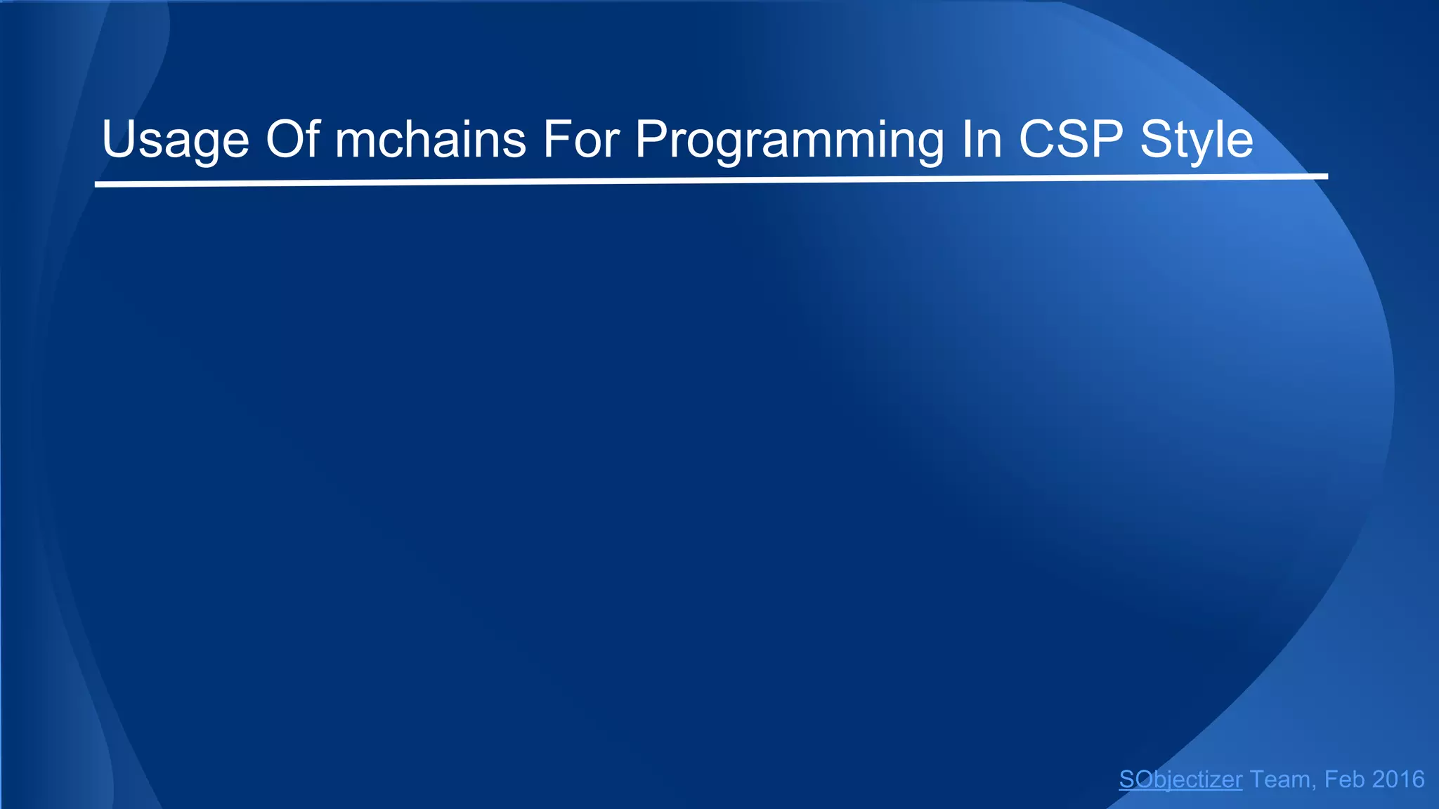 All traditional send-functions like send, send_delayed and
send_periodic work with mchains in the same way as they
work with mboxes.
SObjectizer Team, May 2017
 