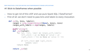 Udf Label Dive into PySpark | PDF