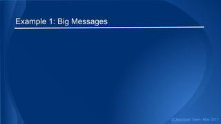 Example 1: Big Messages
SObjectizer Team, May 2017
 