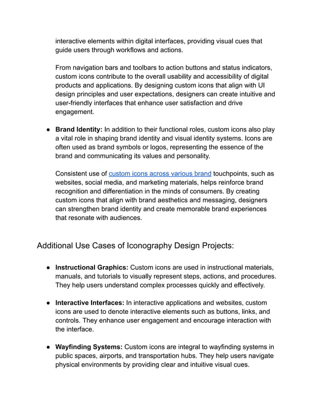 Dive into the Use Cases of Iconography Design | PDF