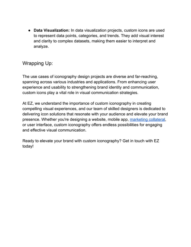 Dive into the Use Cases of Iconography Design | PDF