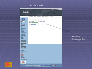 Archivos wiki Archivos descargables 