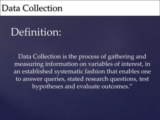 Data Collection Methods in Qualitative Research- Divergent Insights | PPT