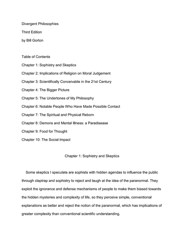 DivergentPhilosophiesThirdEdition with hyperlinks for MLA citations PDF