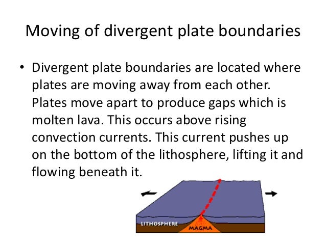 Divergent plate boundaries