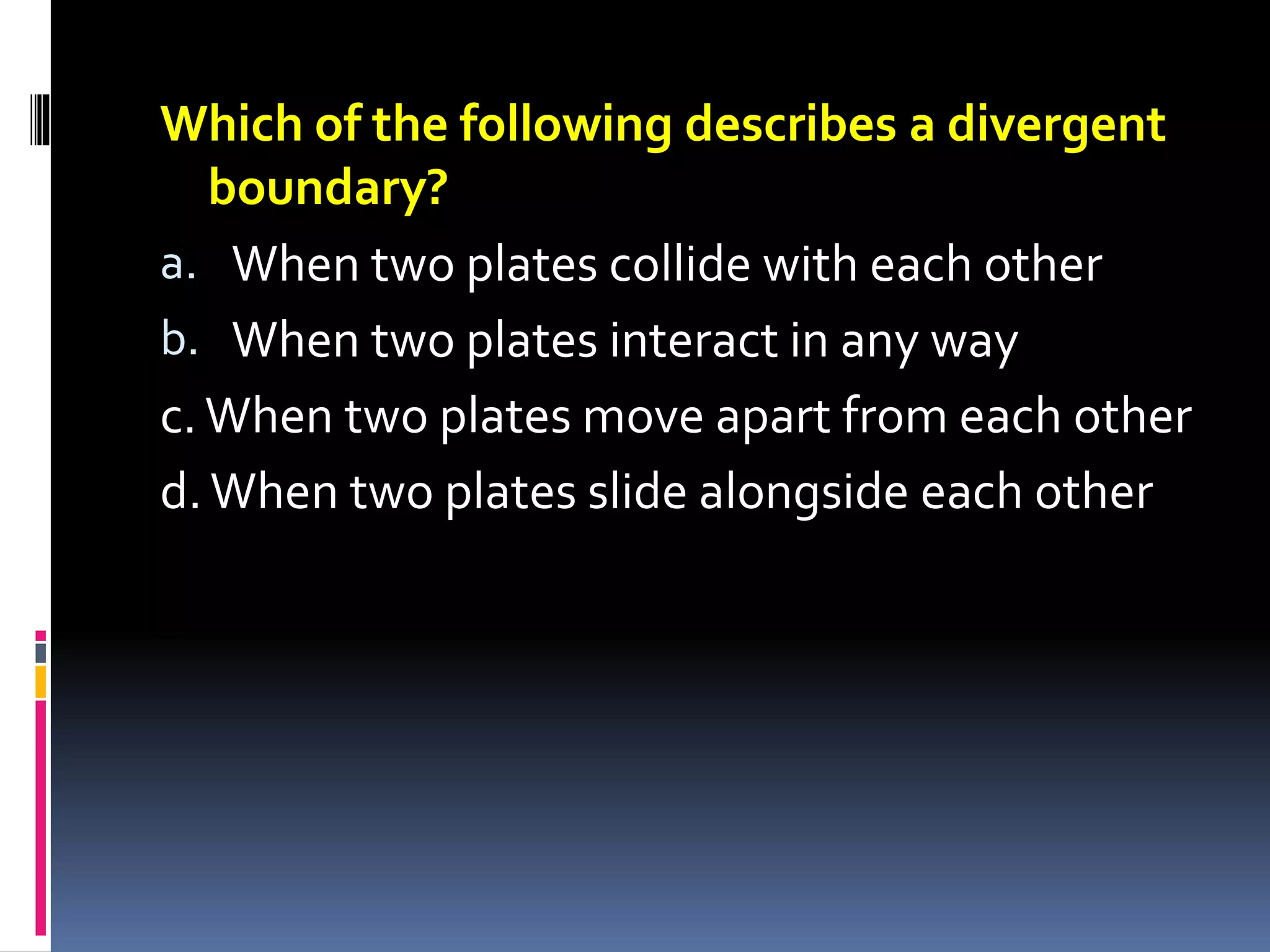 Divergent plate boundary PPT | PPTX | Geography | Science