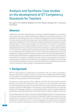 Developing and Implementing Competency-based ICT Training for Teachers ...