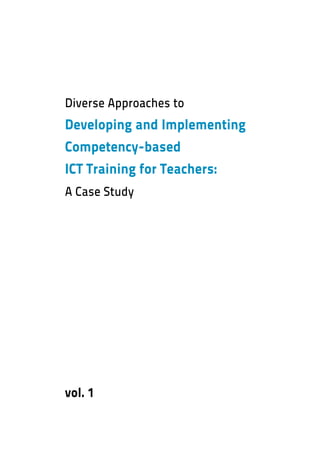 Developing and Implementing Competency-based ICT Training for Teachers ...