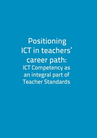 Developing and Implementing Competency-based ICT Training for Teachers ...