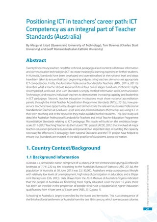 Developing and Implementing Competency-based ICT Training for Teachers ...
