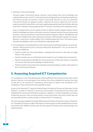 Developing and Implementing Competency-based ICT Training for Teachers ...