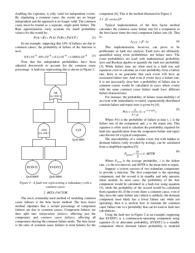 Diverse Common Cause Failures in Fault Tree Analysis