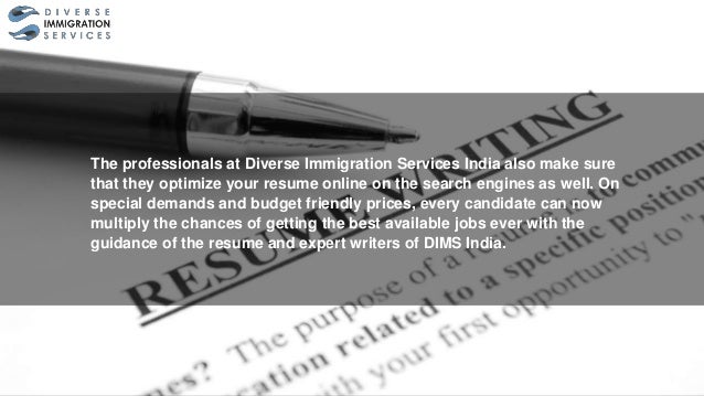 get the best of jobs with professionally written resume