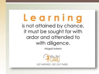 Developing Peak Performers through Diverse Learning Interventions