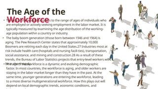 Workforce Gng Diverse Workforce of the workplace environment | PPTX