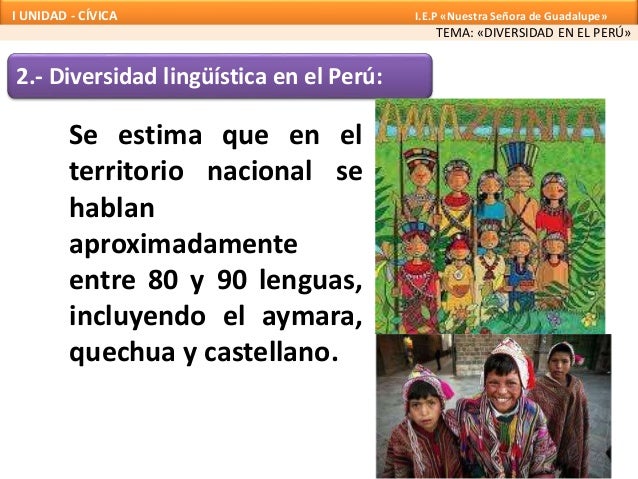 Diversidad cultural en perú