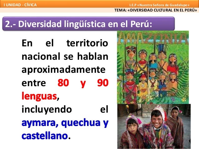 Diversidad cultural en Perú